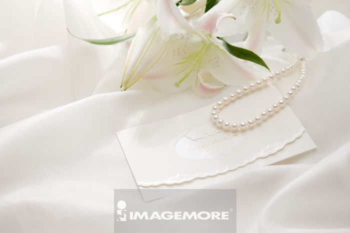 結婚 百合 結婚請柬 正版商業圖片銷售下載 Imagemore富爾特正版圖庫